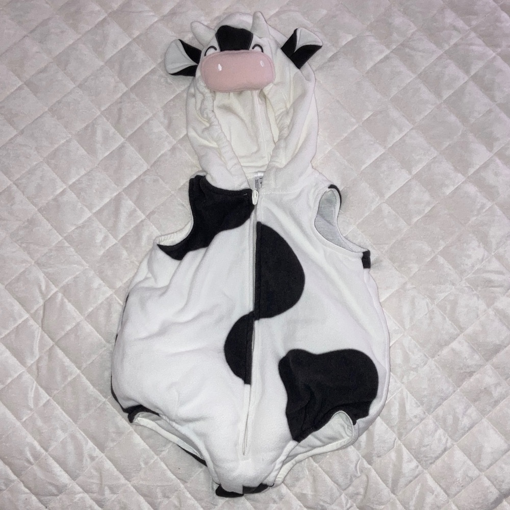 #67. 🆕 NWT - Carter's Black and White Cow Outfit/Costume - Picture 4 of 8